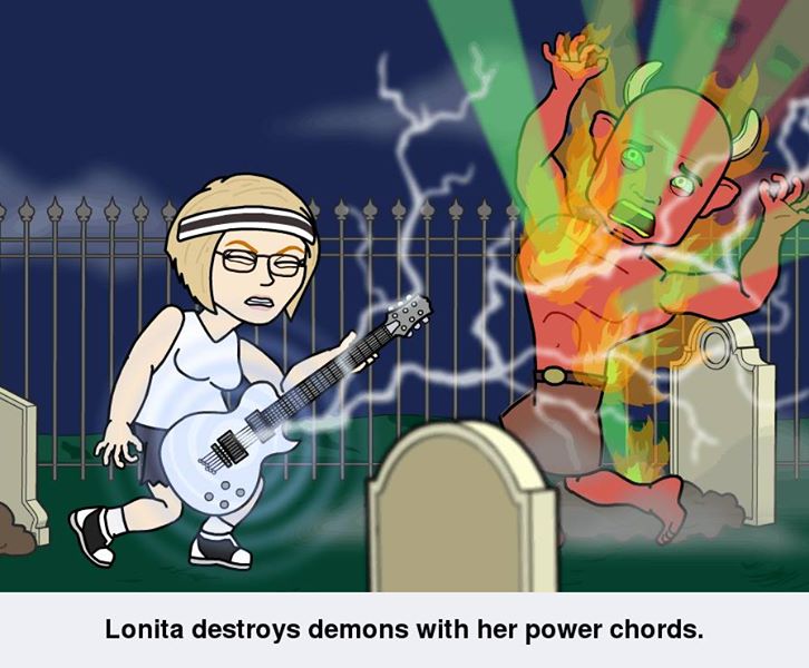 Lonita cartoon