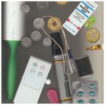 I don't know why this idea appeals to me so much. Someone had wanted to include some chunky things in their journal but they were too chunky, so she added a printout of those items scanned. This is just a bunch of random crap that was sitting on my printer and desk - 2025 08 03